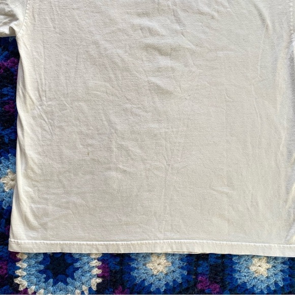 Y2k vintage ironic white tuxedo tee shirt - size XL - Picture 7 of 8